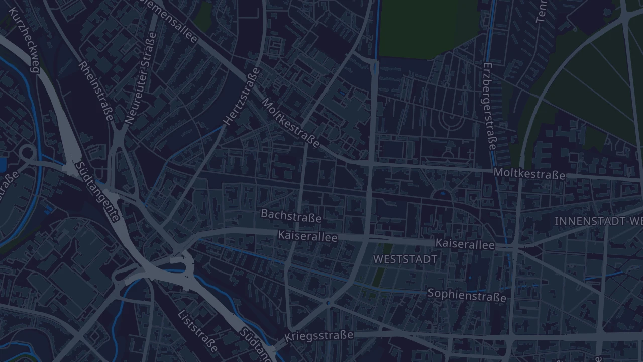 Karte von Karlsruhe
