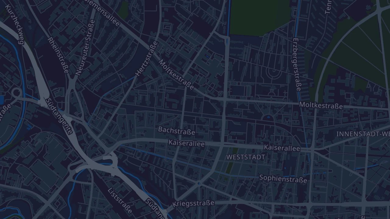 Karte von Karlsruhe