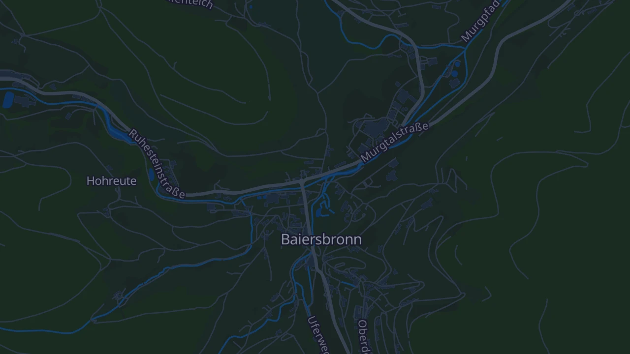 Karte von Baiersbronn