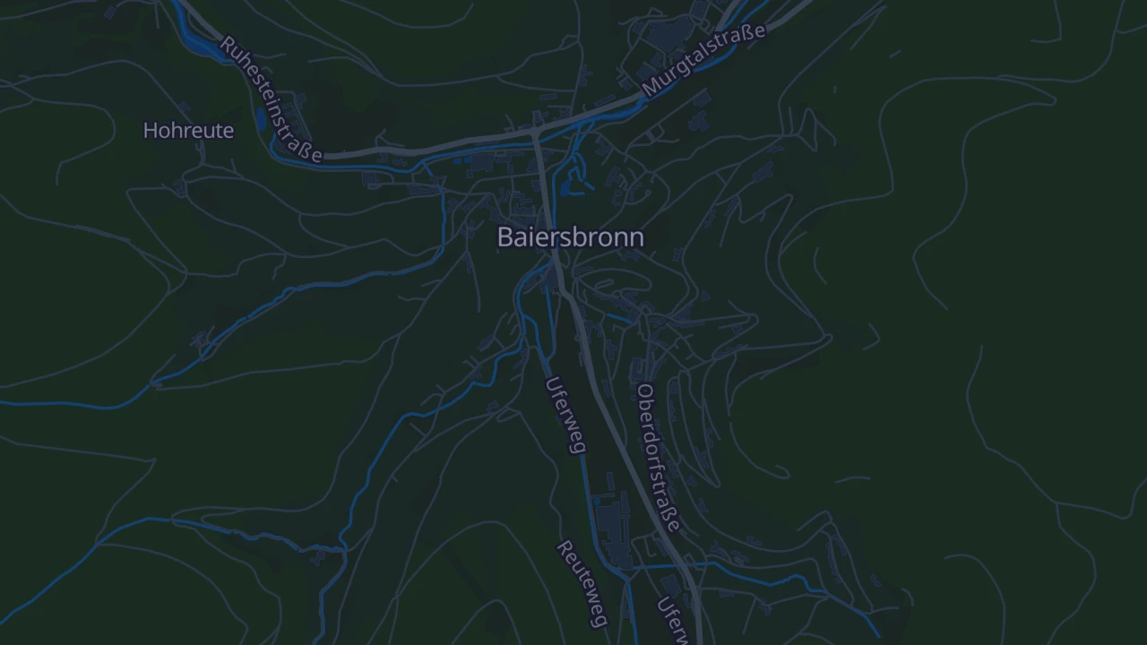 Karte von Baiersbronn