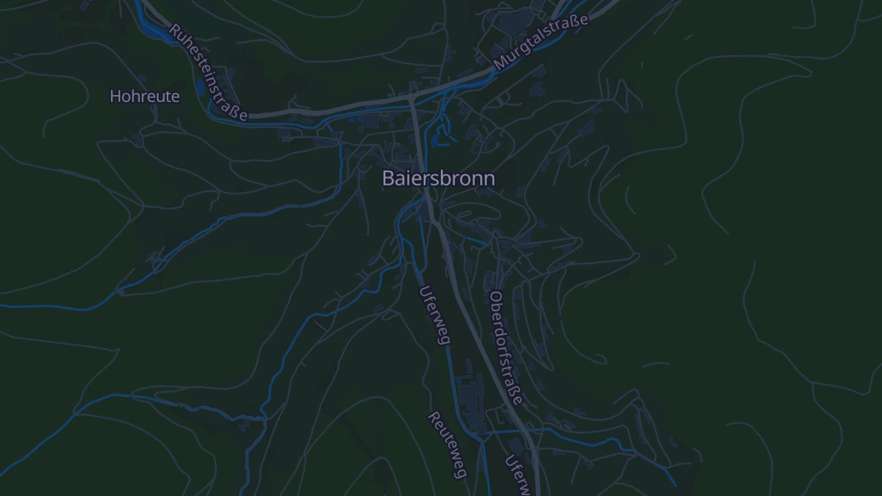 Karte von Baiersbronn