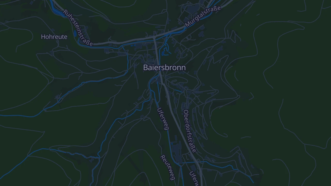 Karte von Baiersbronn