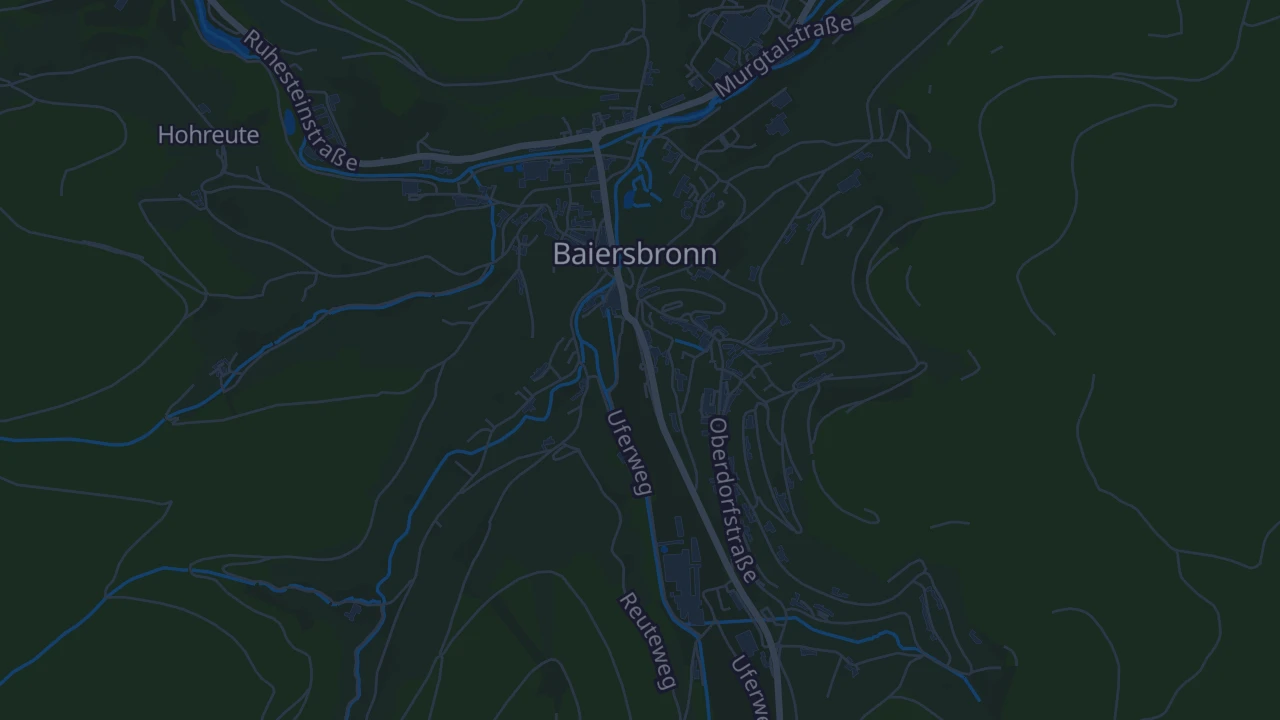 Karte von Baiersbronn
