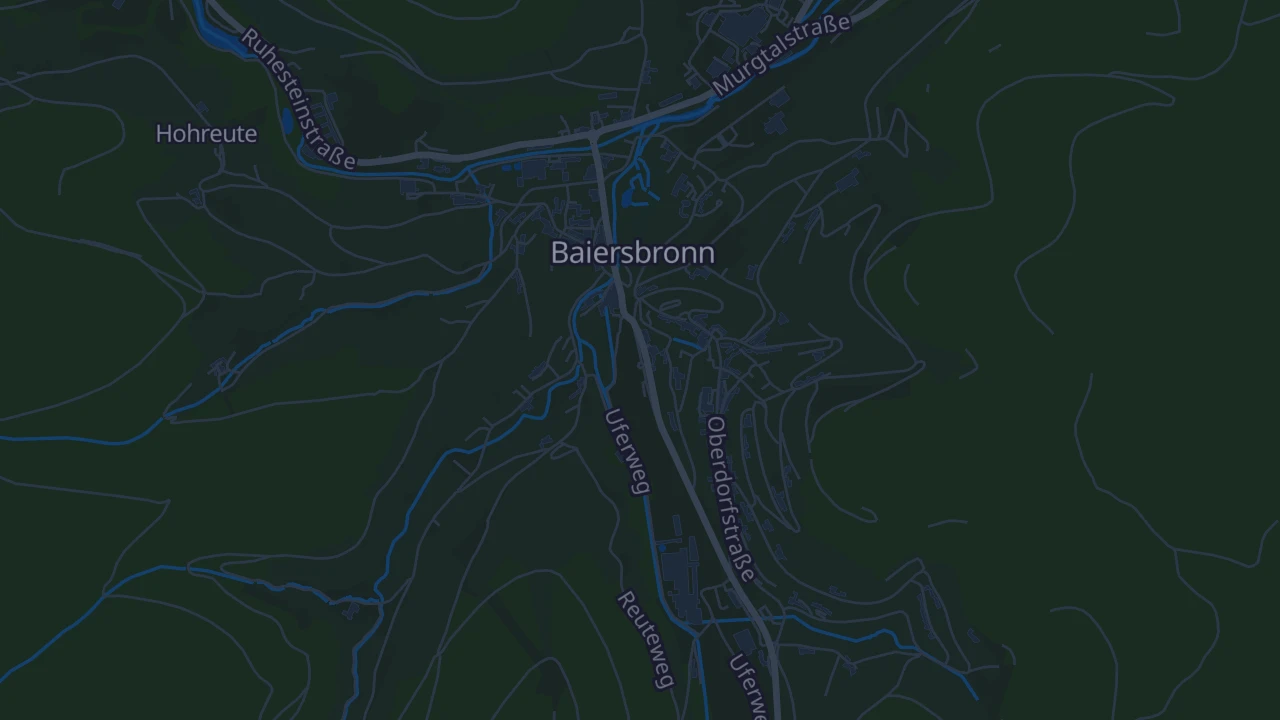 Karte von Baiersbronn