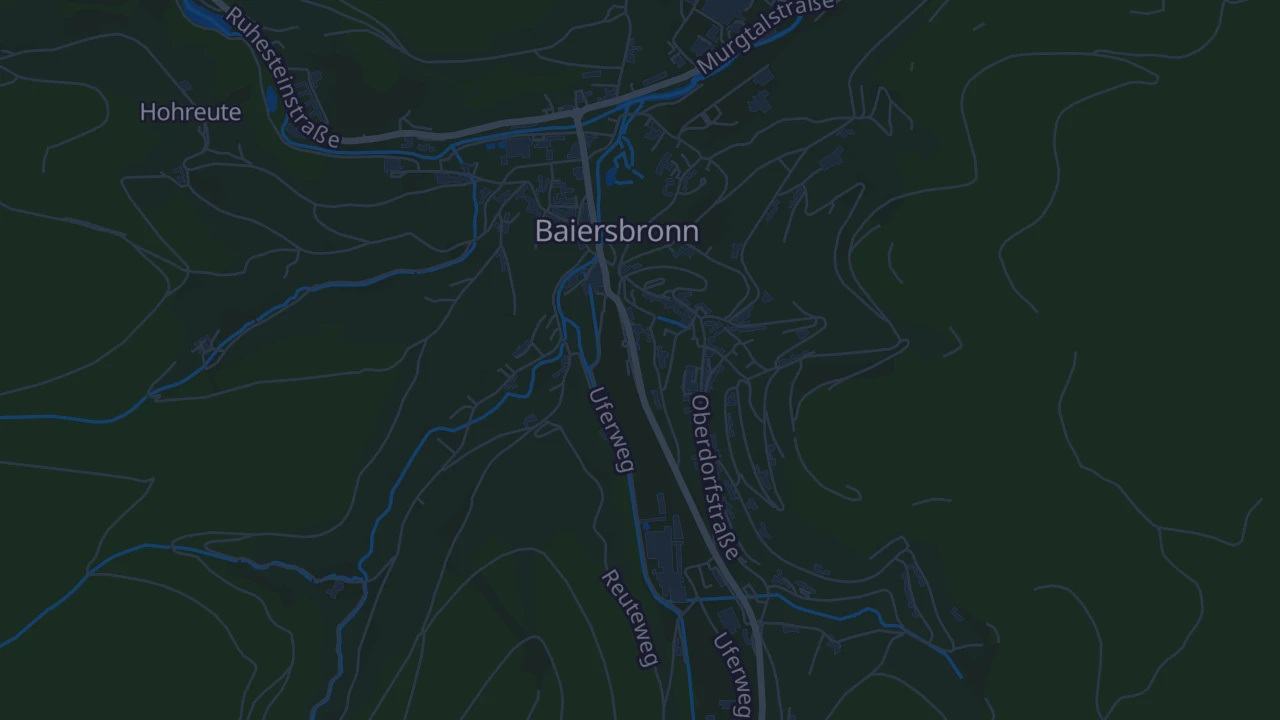 Karte von Baiersbronn