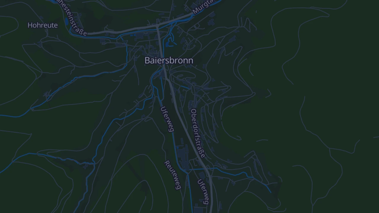 Karte von Baiersbronn