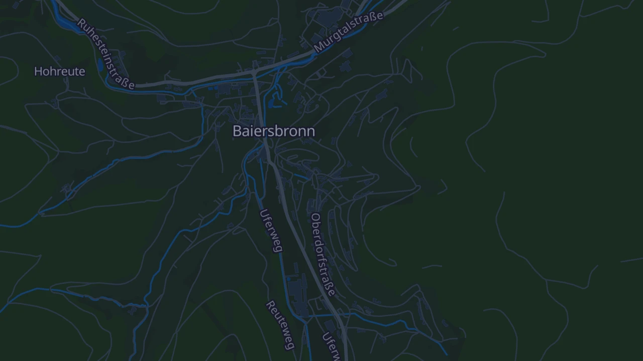 Karte von Baiersbronn