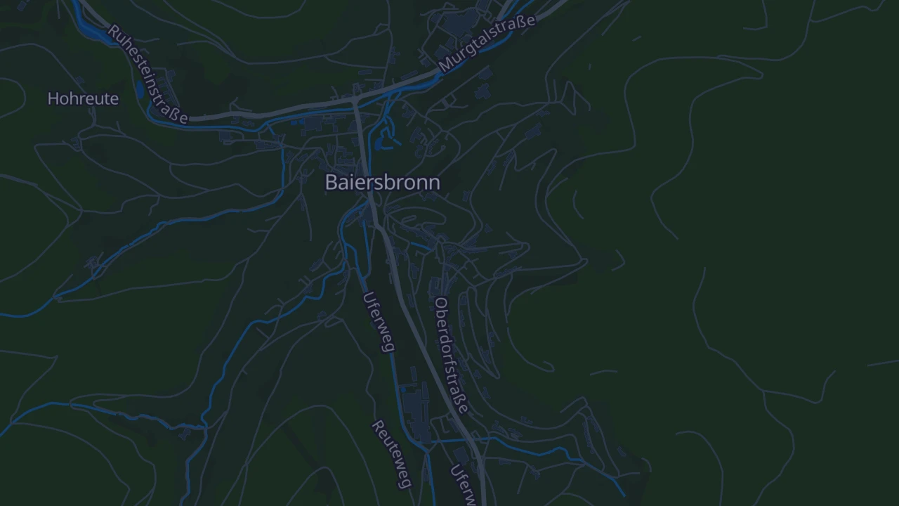 Karte von Baiersbronn