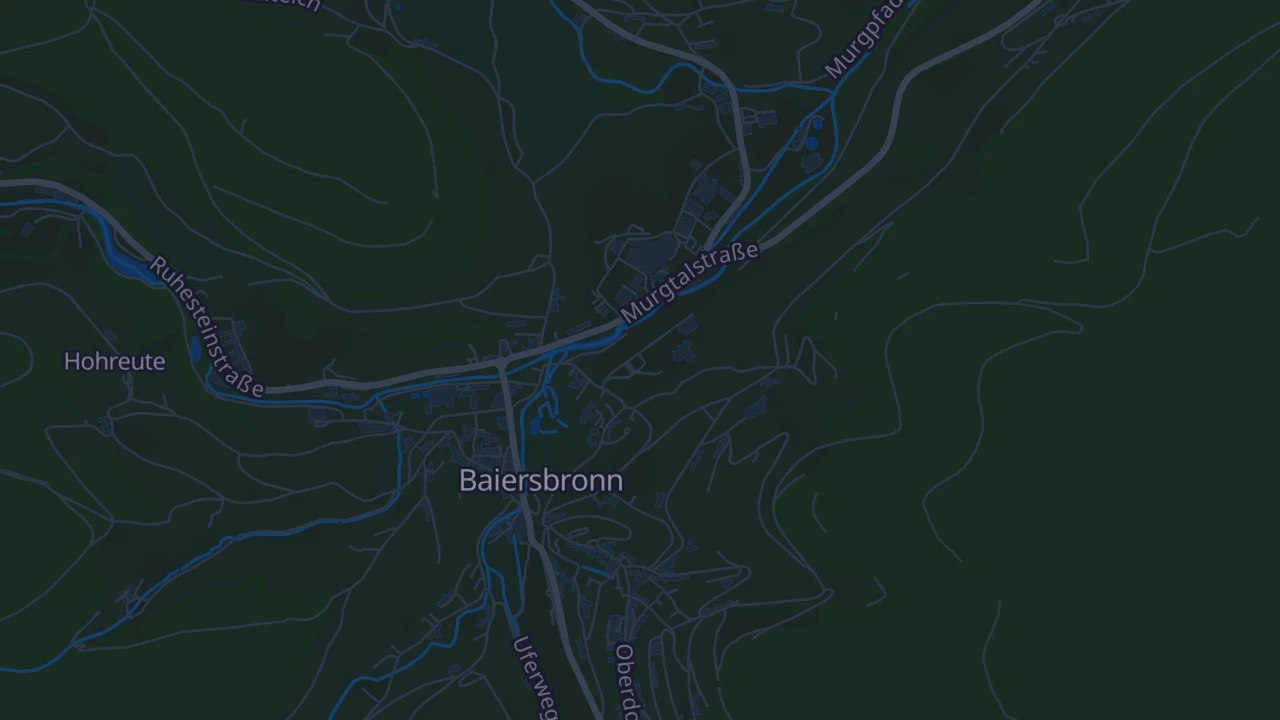Karte von Baiersbronn