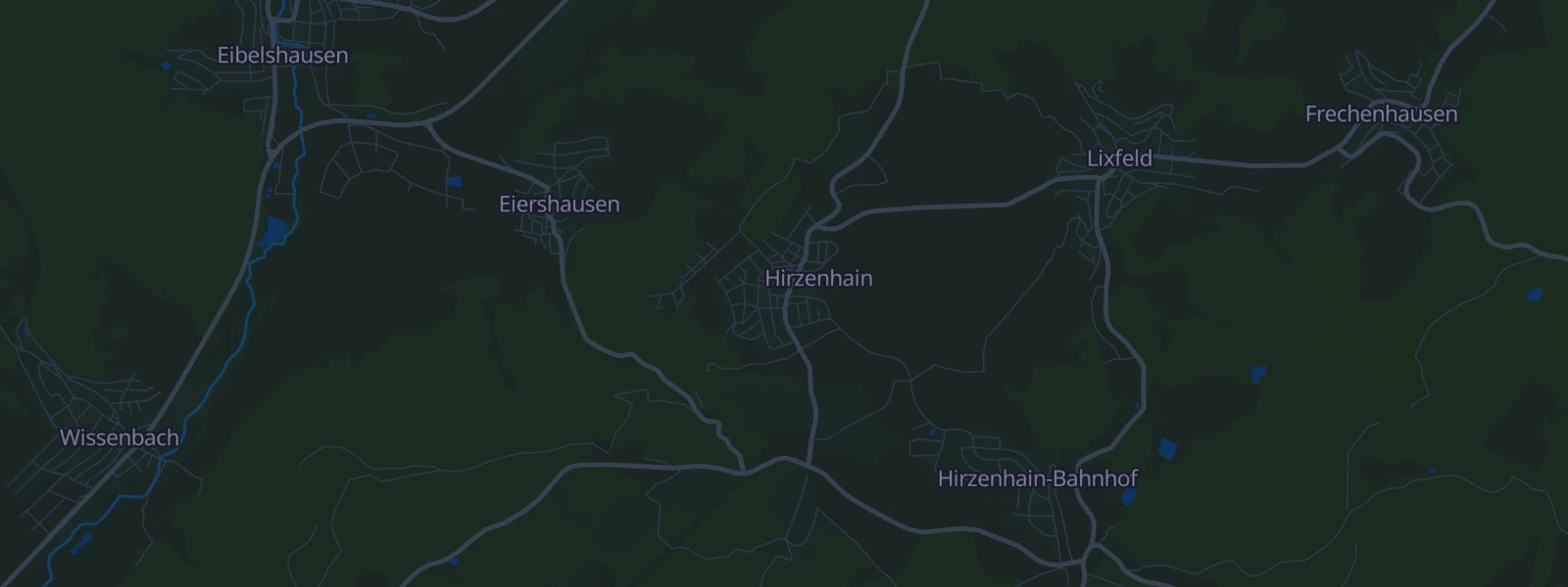 Karte von Hirzenhain-Bahnhof