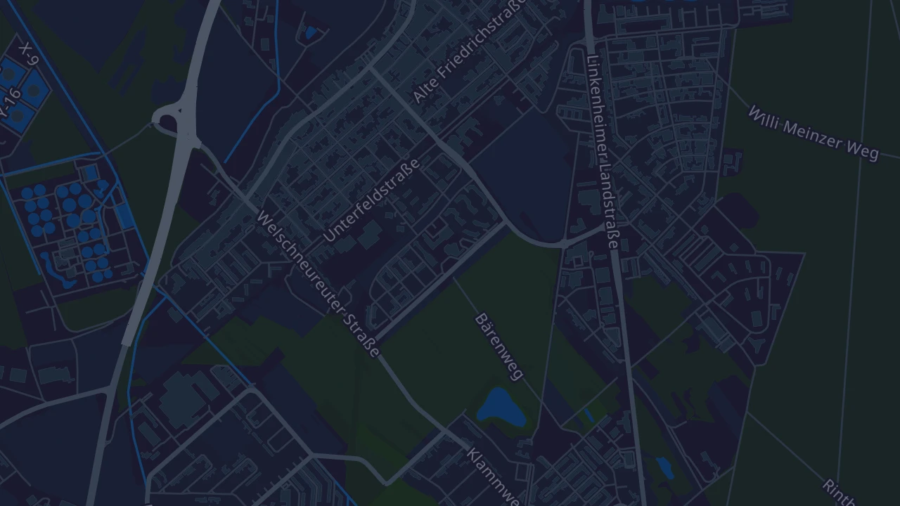Karte von Karlsruhe