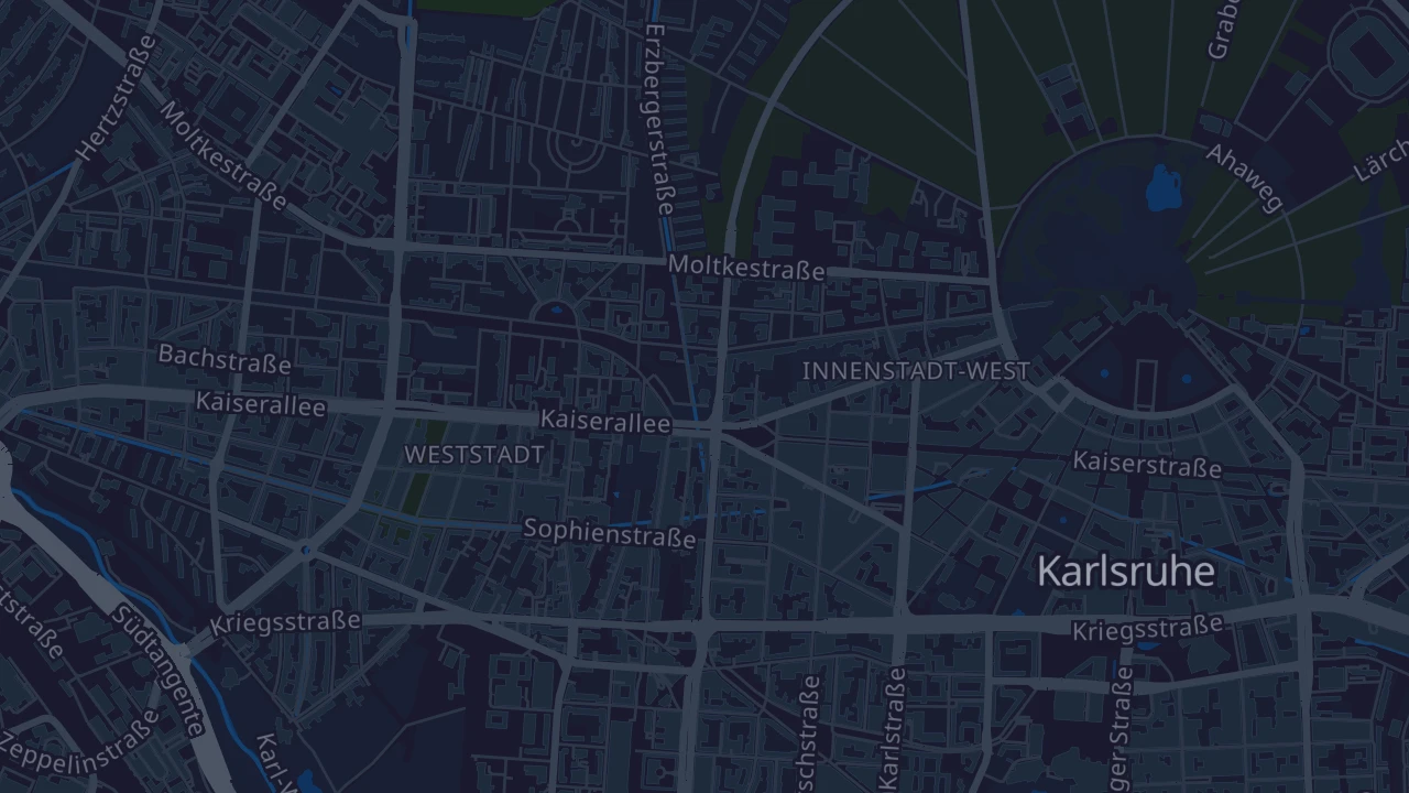Karte von Karlsruhe