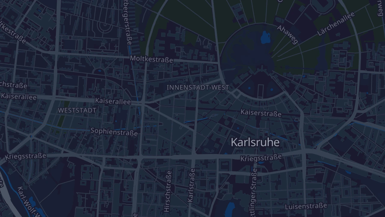 Karte von Karlsruhe