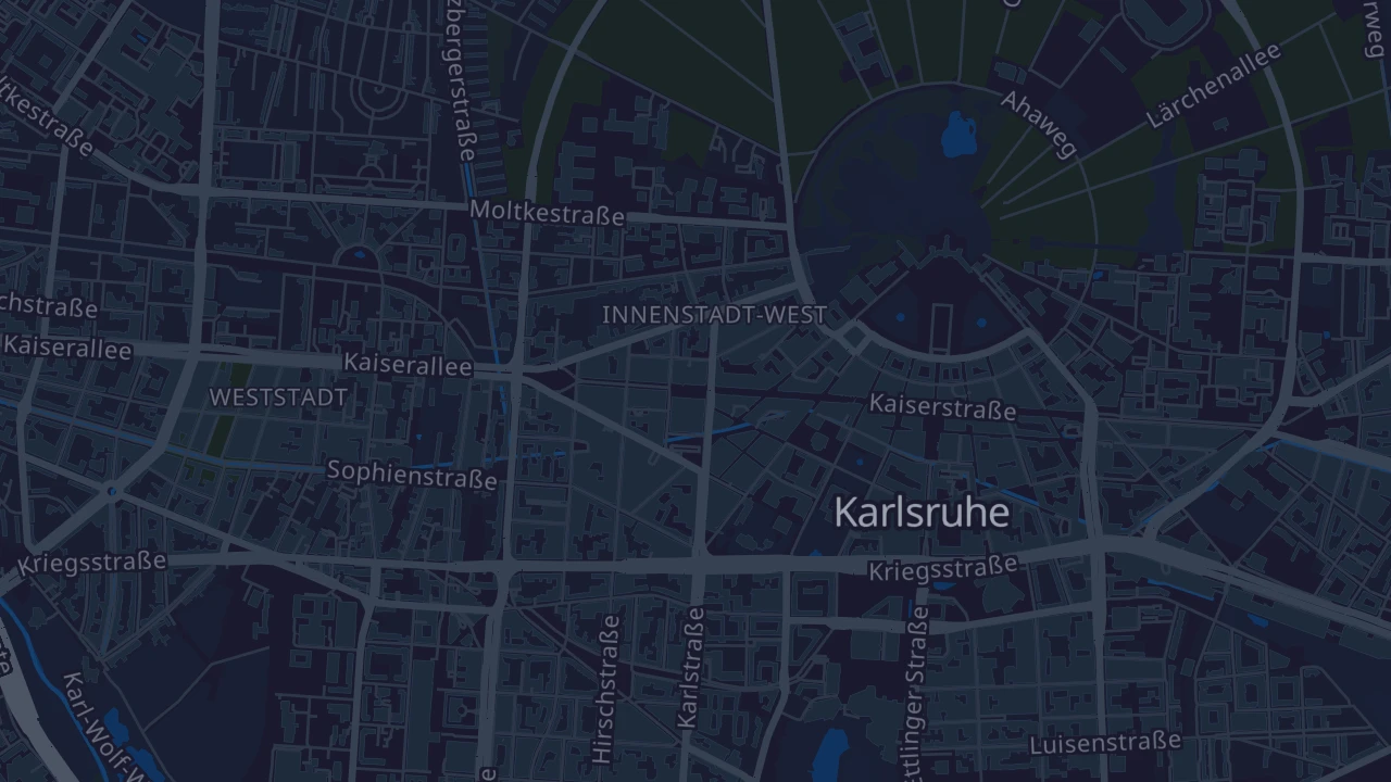 Karte von Karlsruhe