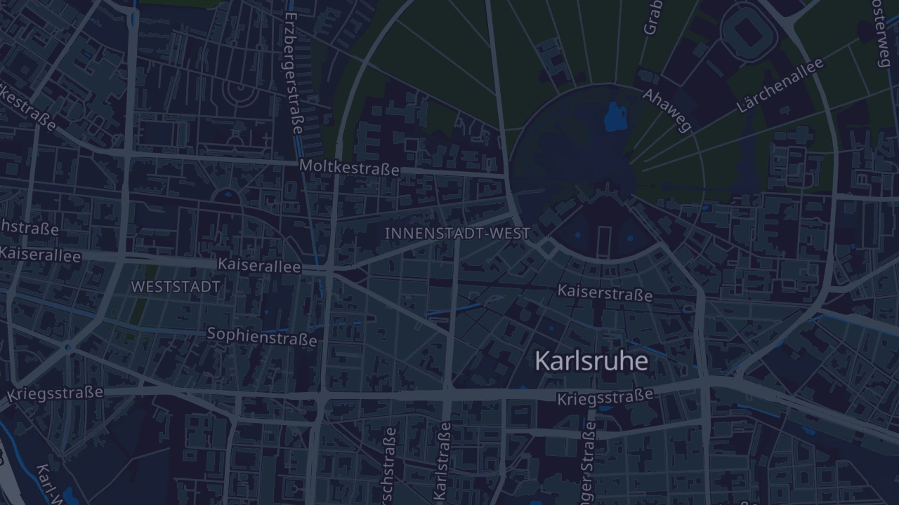 Karte von Karlsruhe