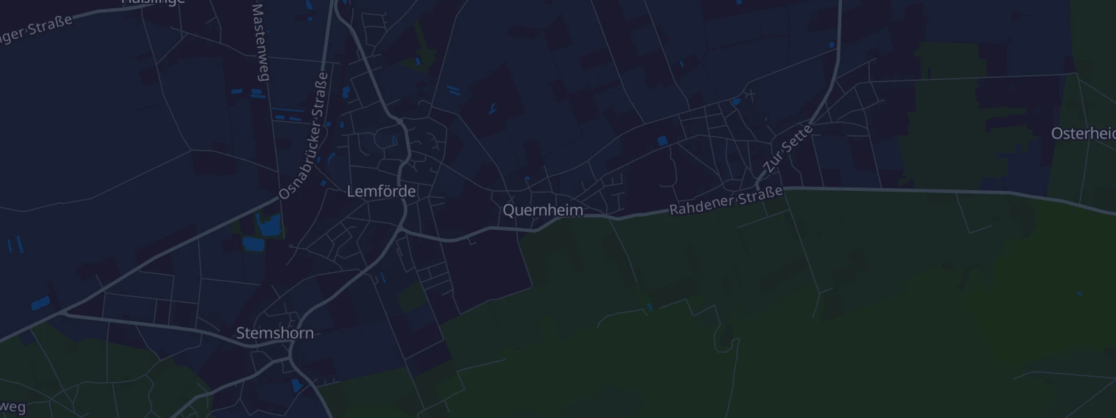 Karte von Quernheim