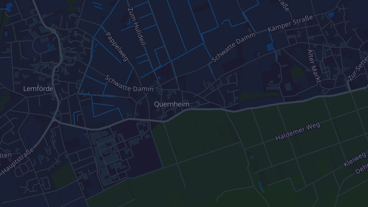 Karte von Quernheim