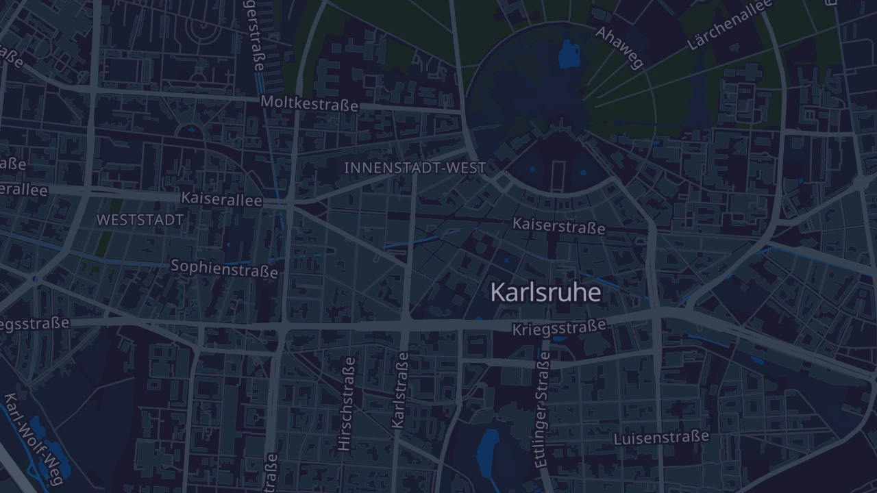 Karte von Karlsruhe