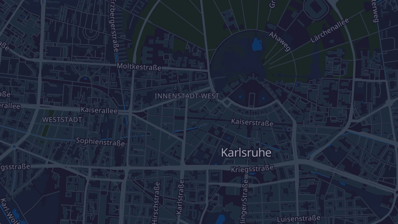 Karte von Karlsruhe