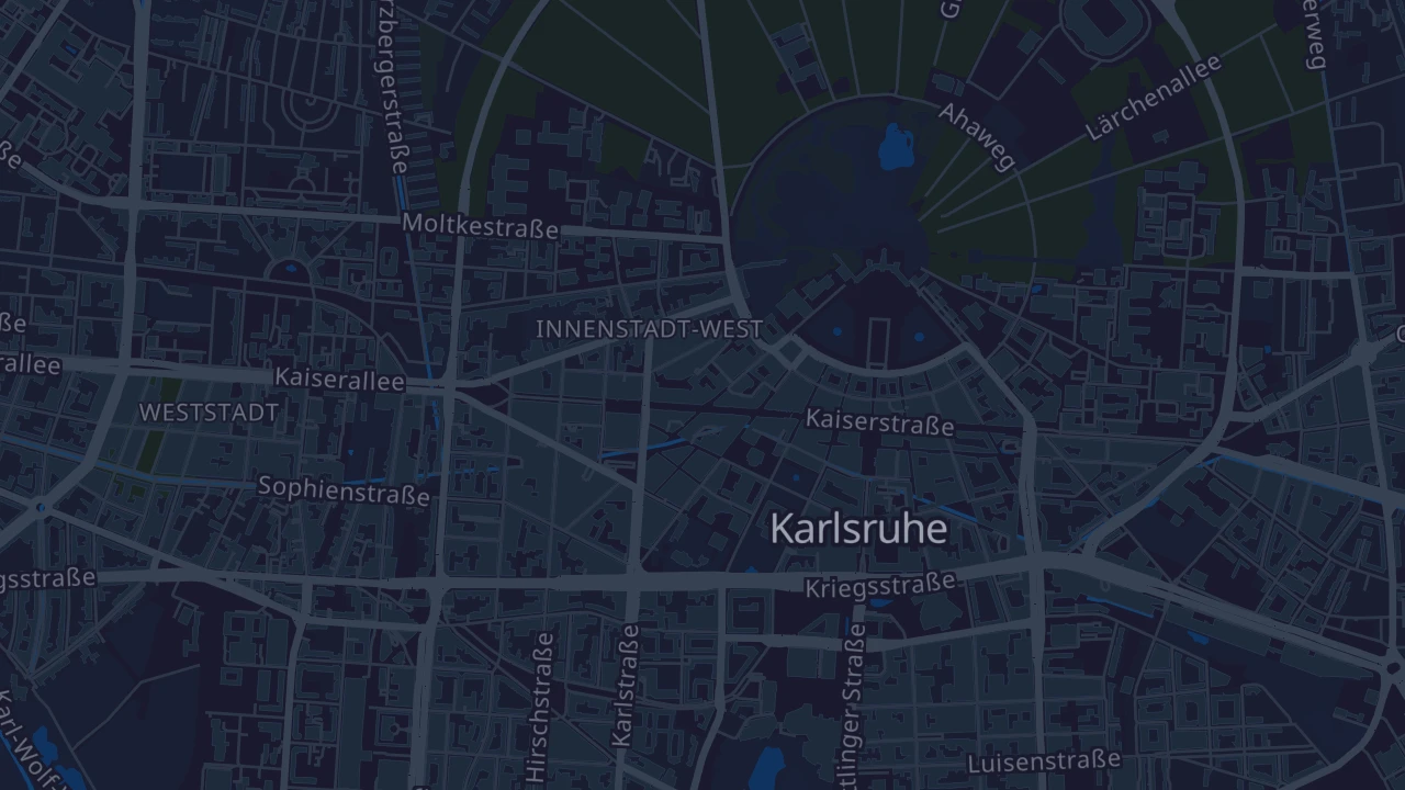 Karte von Karlsruhe