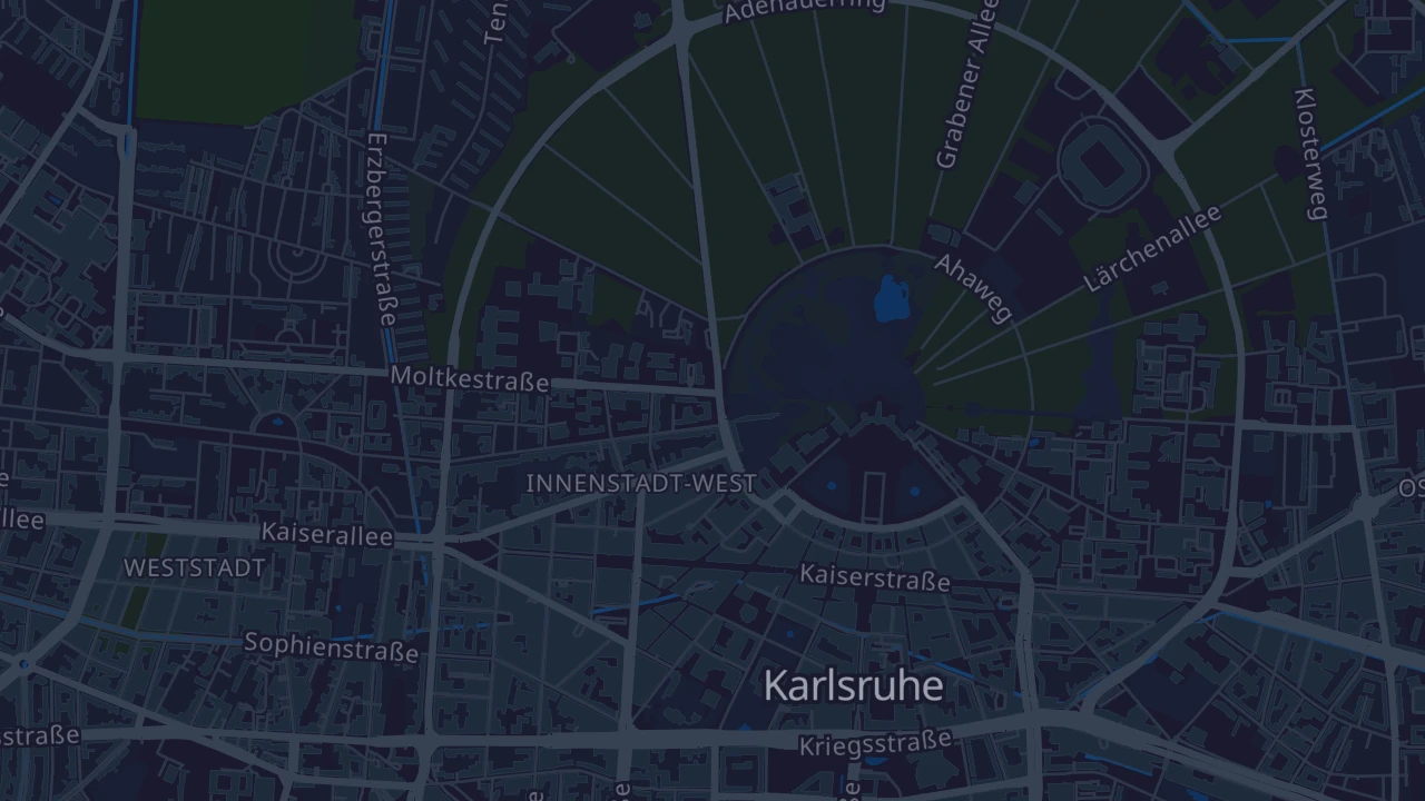 Karte von Karlsruhe