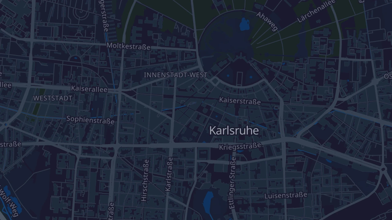 Karte von Karlsruhe