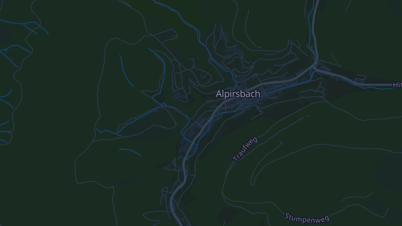 Karte von Alpirsbach