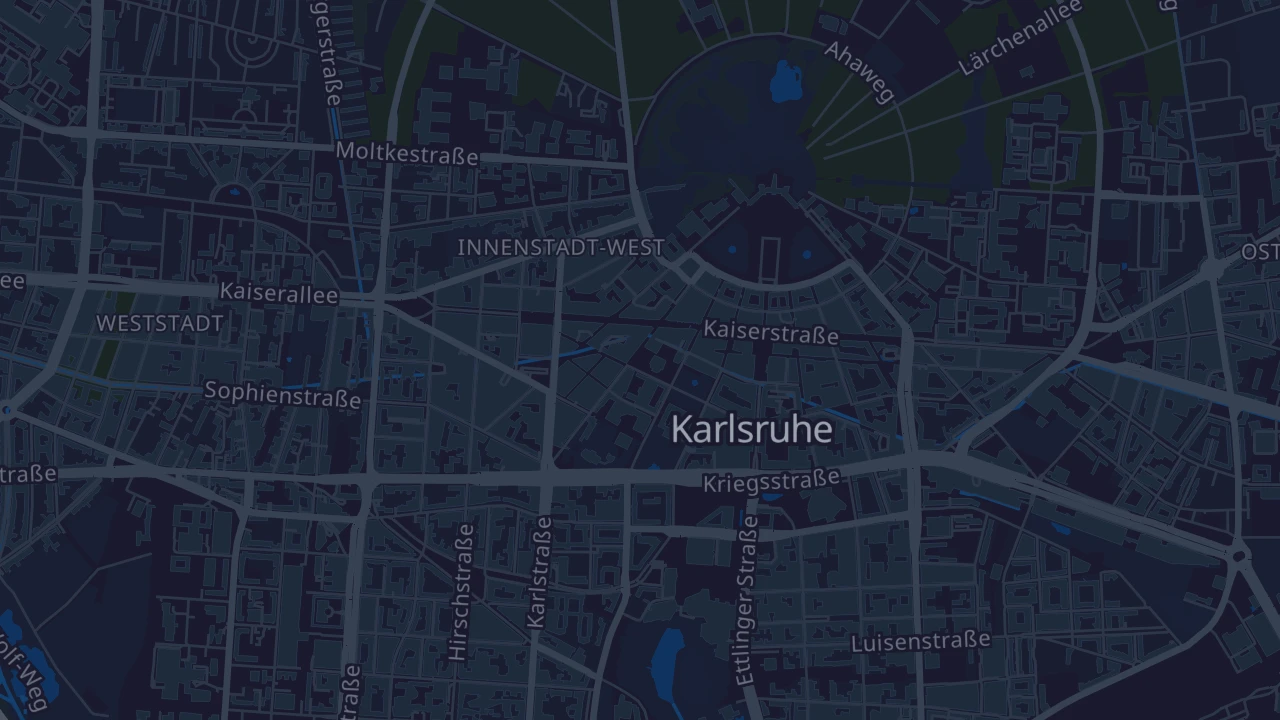 Karte von Karlsruhe