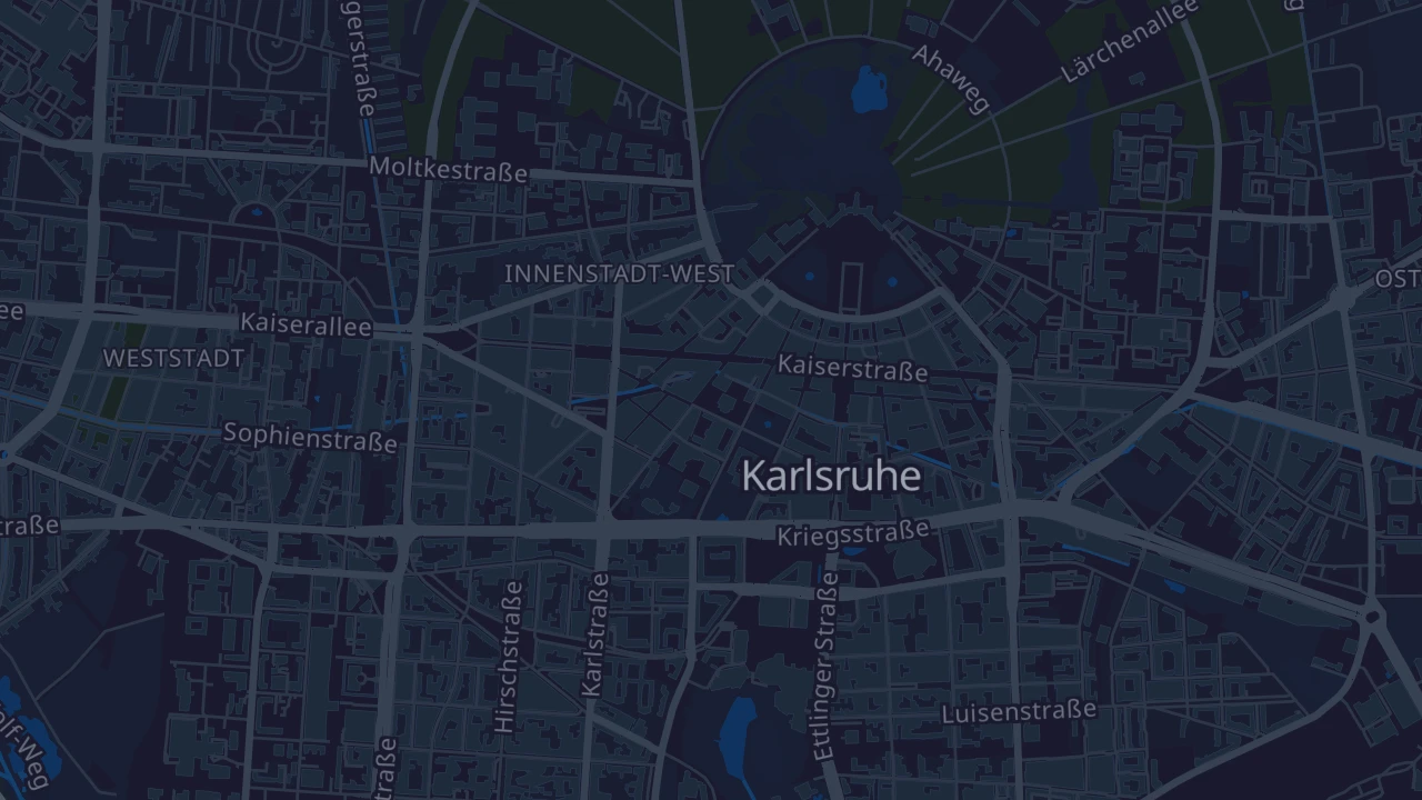 Karte von Karlsruhe