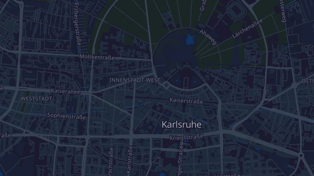 Karte von Karlsruhe