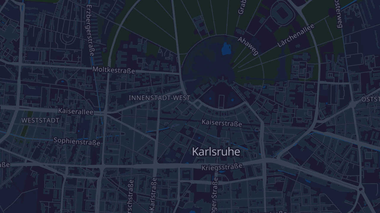 Karte von Karlsruhe