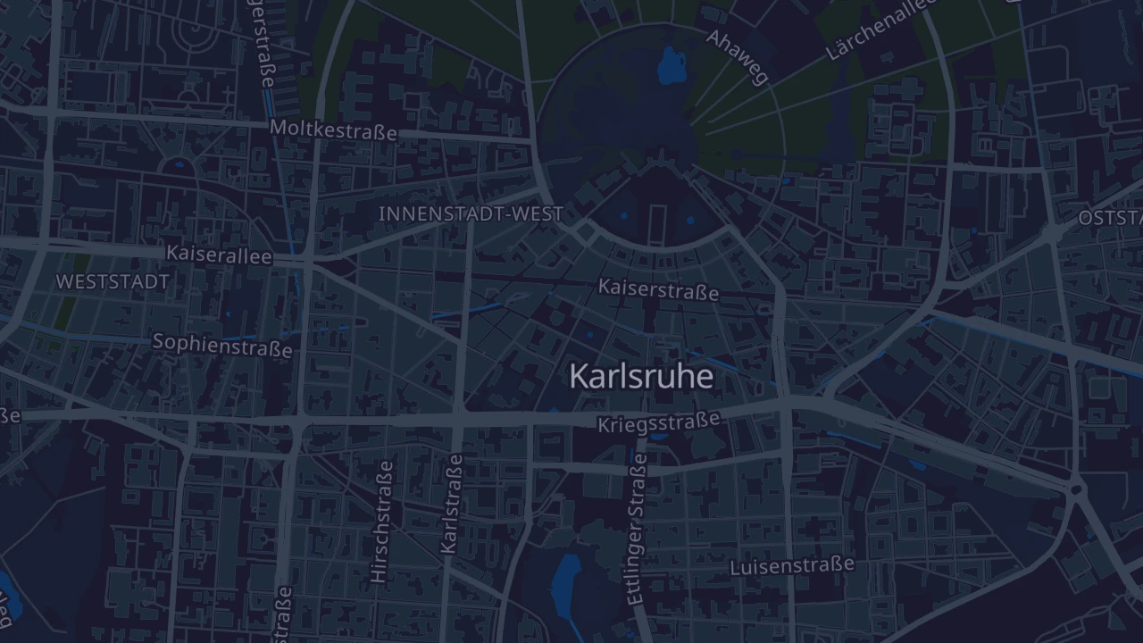 Karte von Karlsruhe