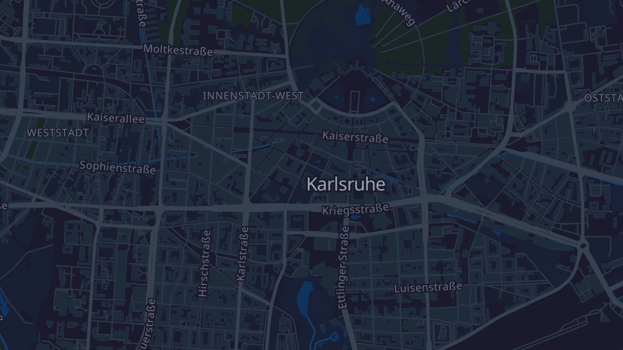 Karte von Karlsruhe