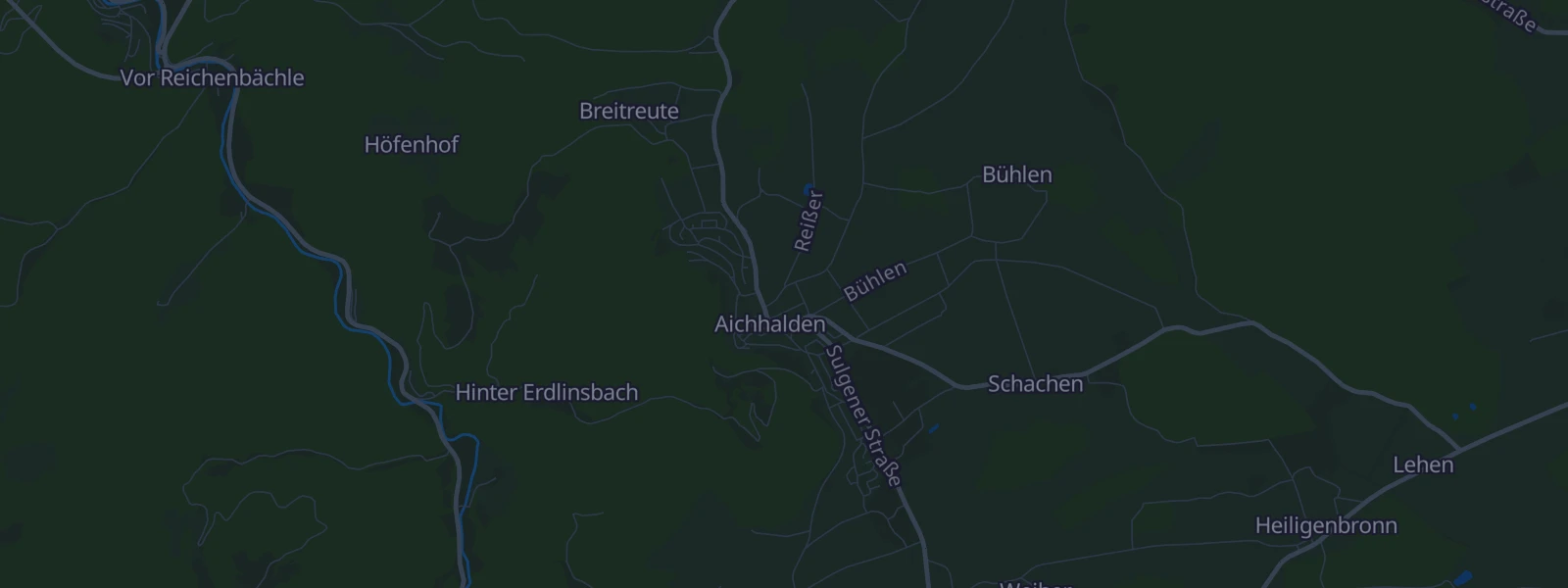 Karte von Aichhalden