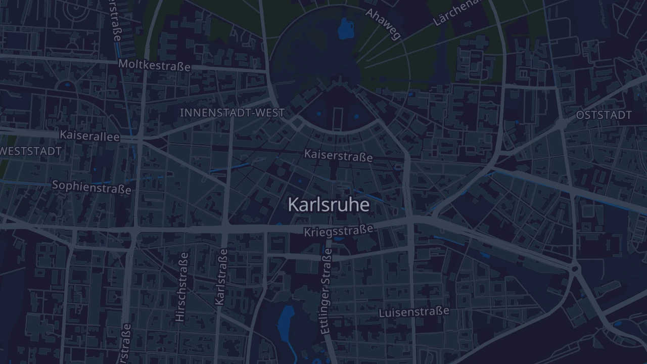 Karte von Karlsruhe
