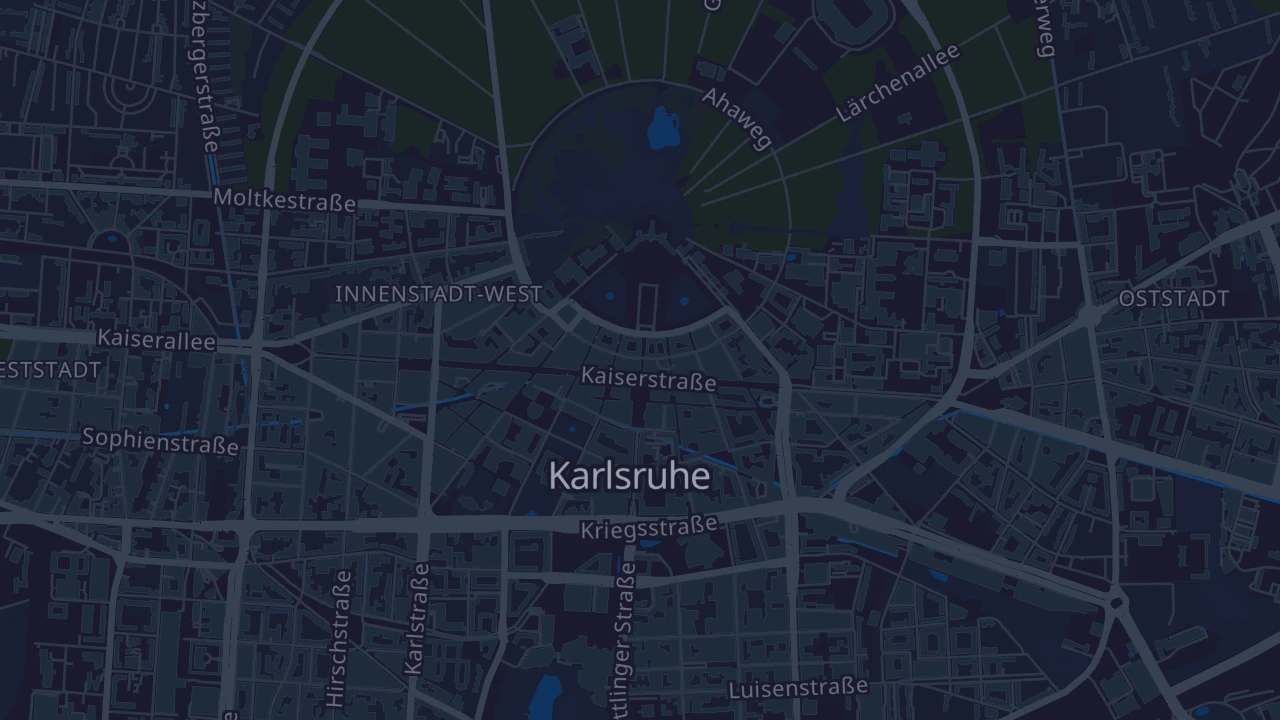 Karte von Karlsruhe