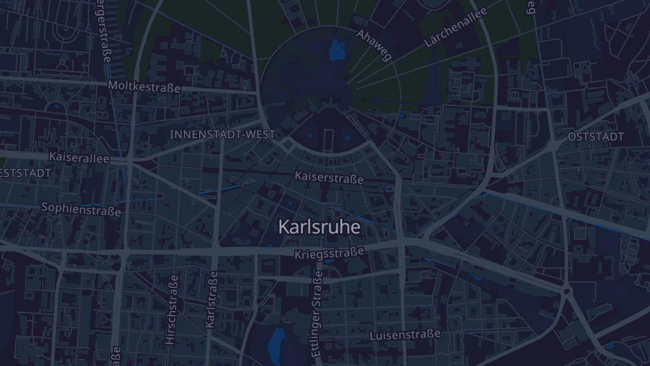 Karte von Karlsruhe