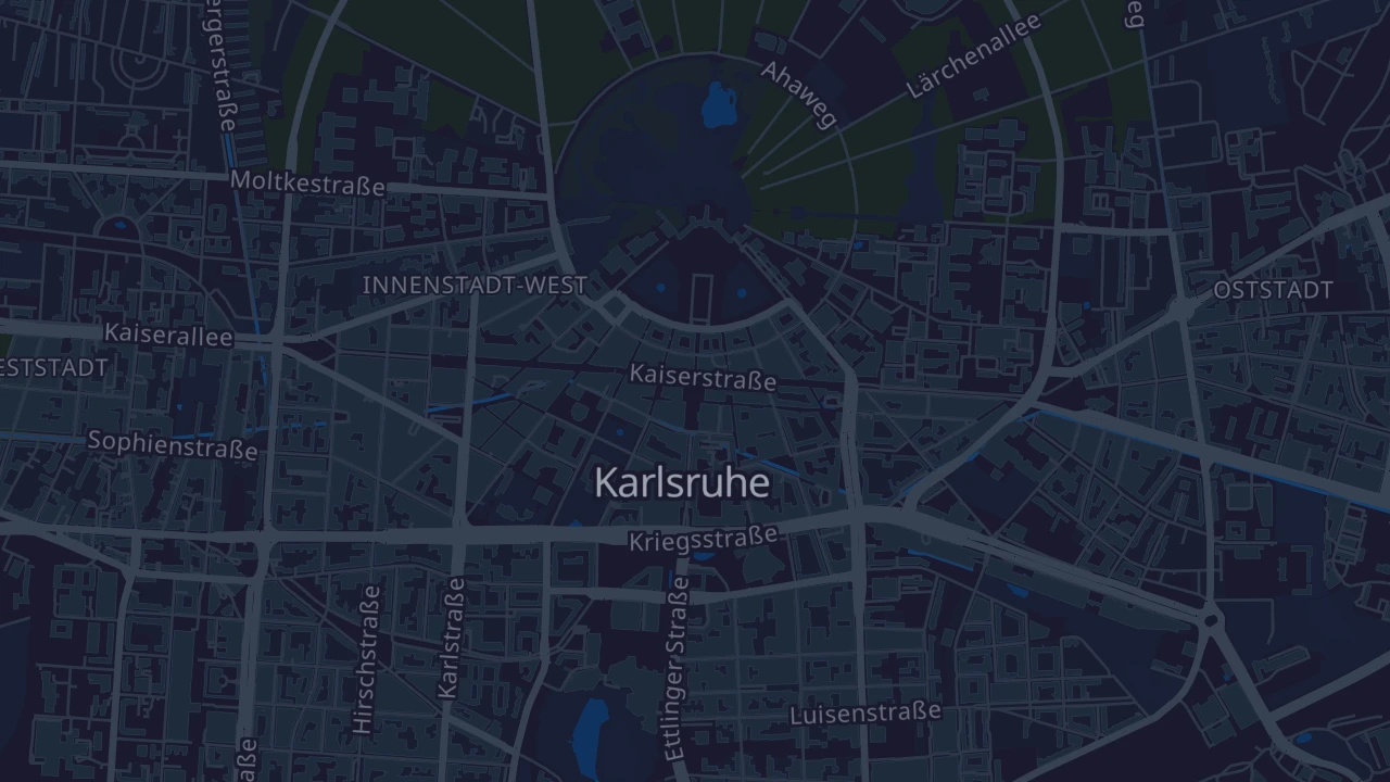 Karte von Karlsruhe