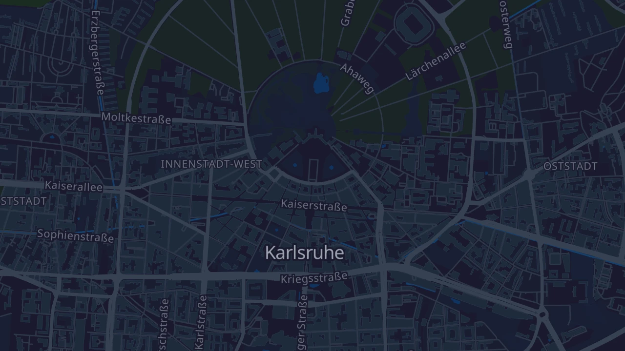 Karte von Karlsruhe