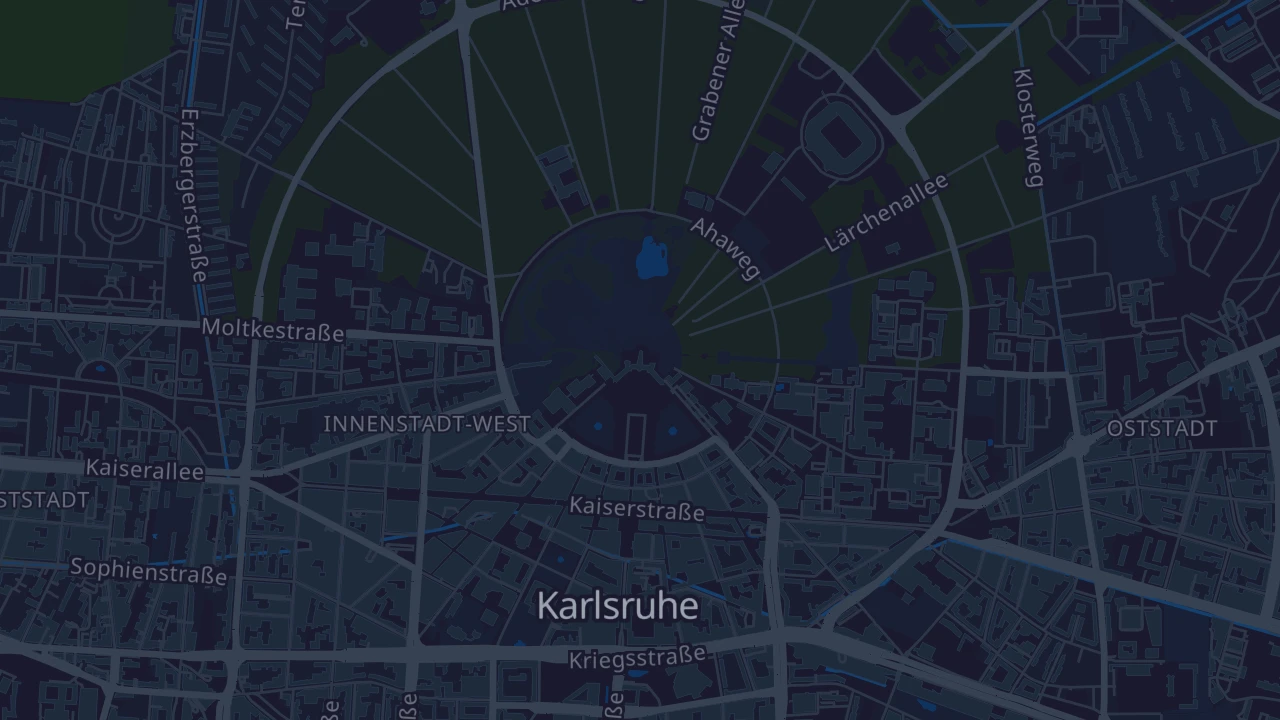 Karte von Karlsruhe