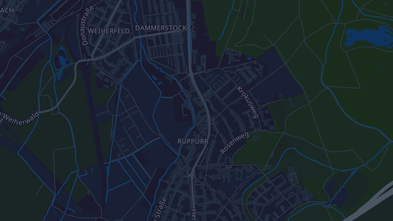 Karte von Karlsruhe