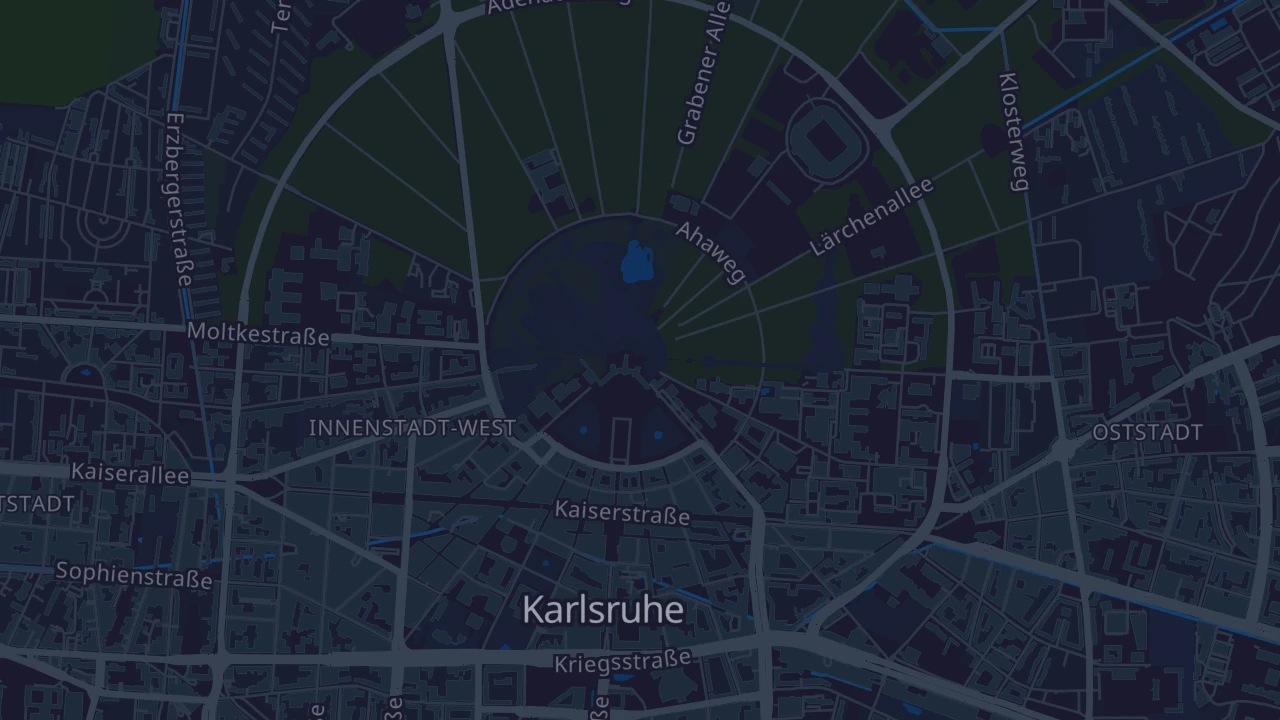 Karte von Karlsruhe