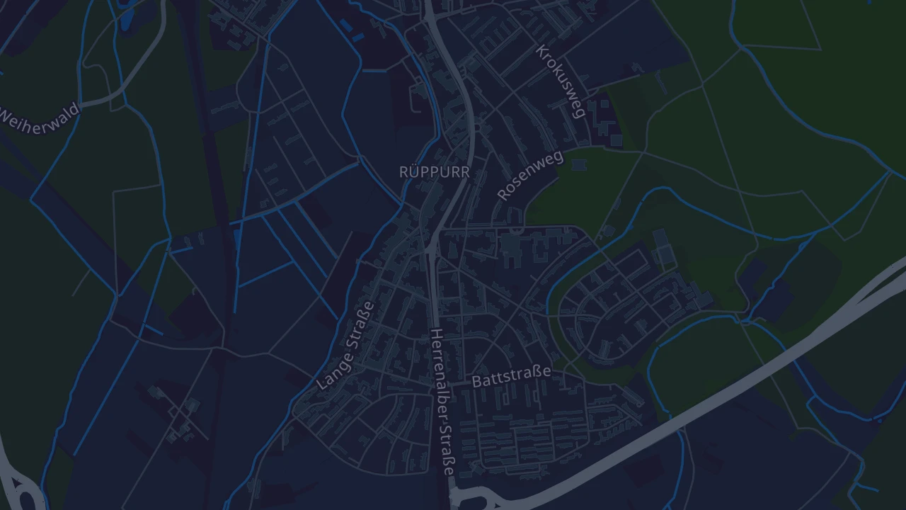 Karte von Karlsruhe