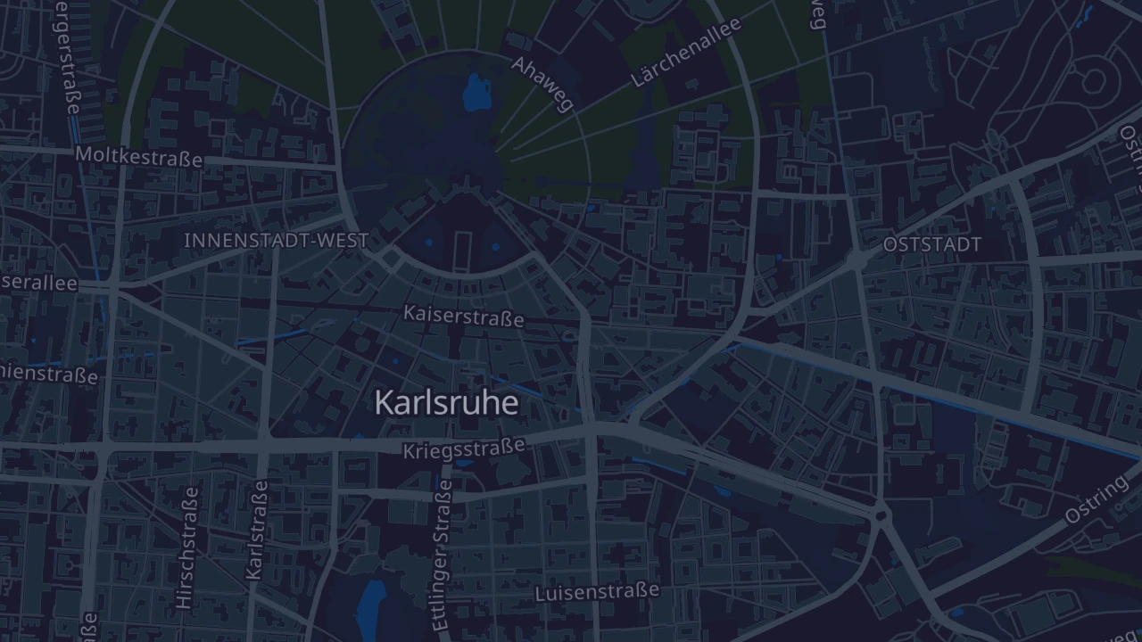 Karte von Karlsruhe