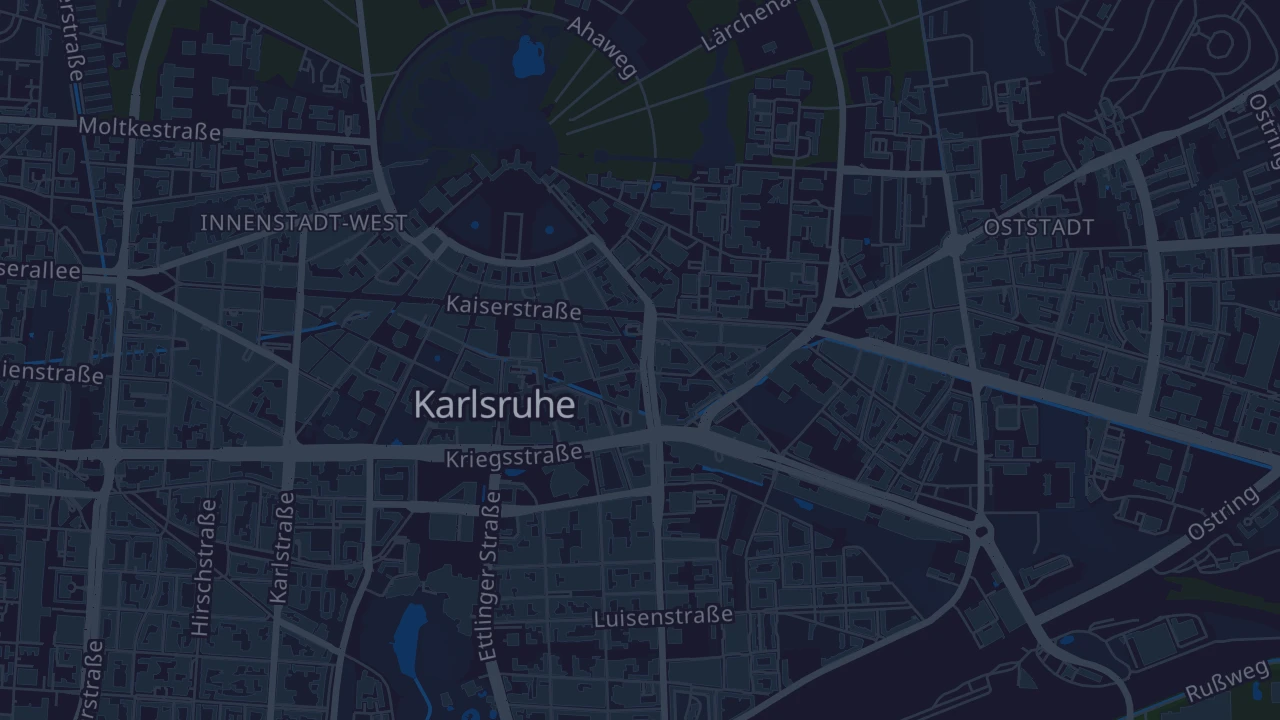 Karte von Karlsruhe