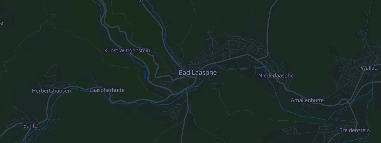 Karte von Bad Laasphe