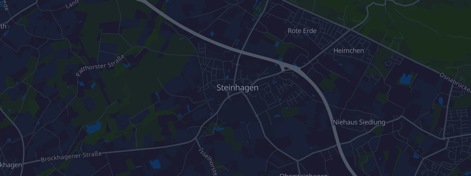 Karte von Steinhagen