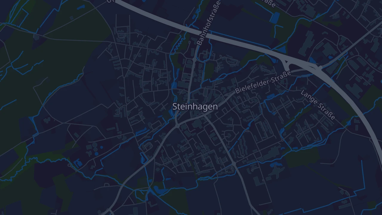 Karte von Steinhagen