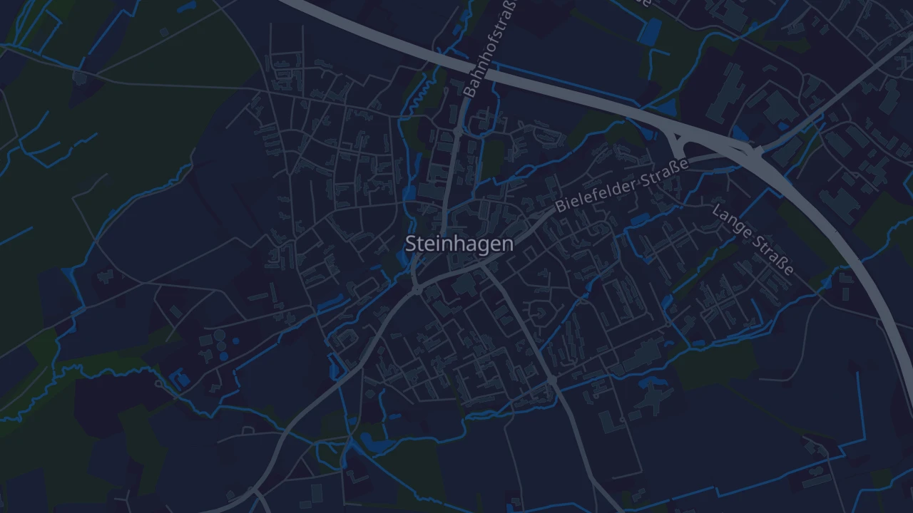 Karte von Steinhagen