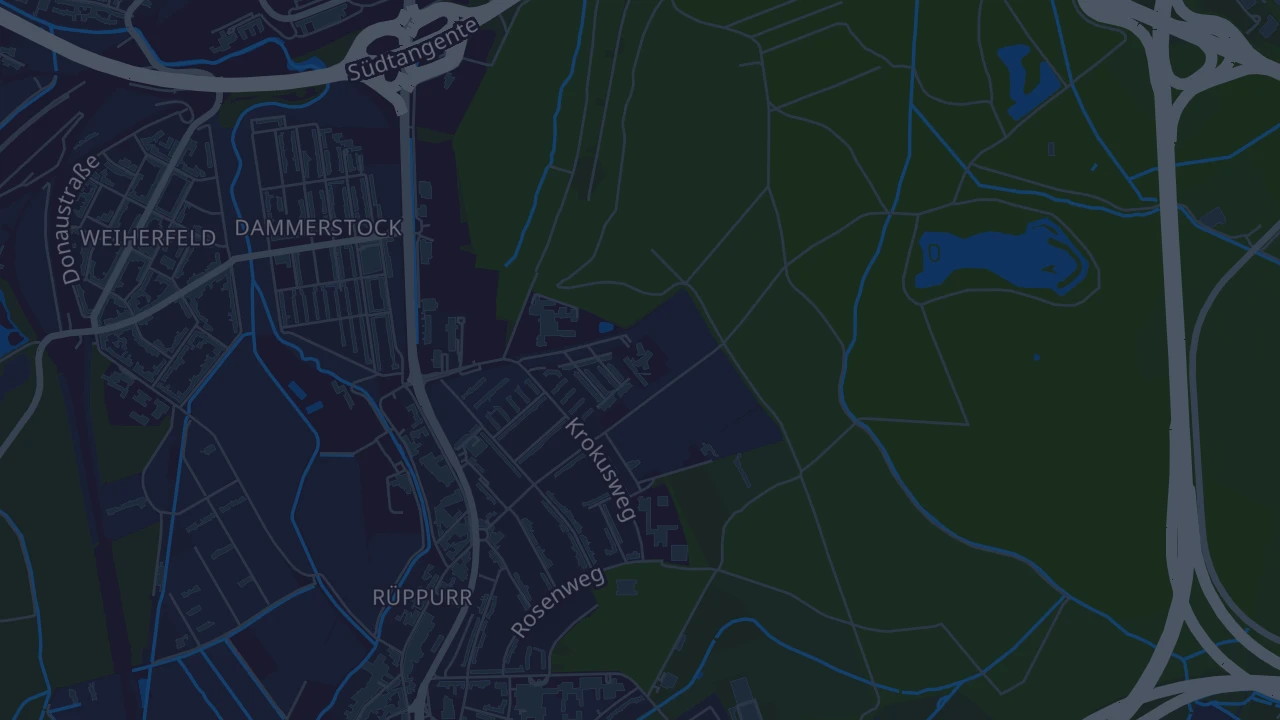 Karte von Karlsruhe